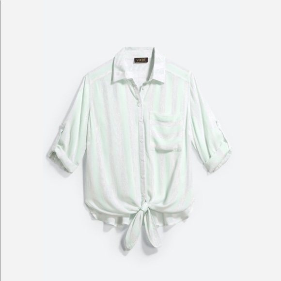 Thompkins Tie Front Top - Picture 1 of 4